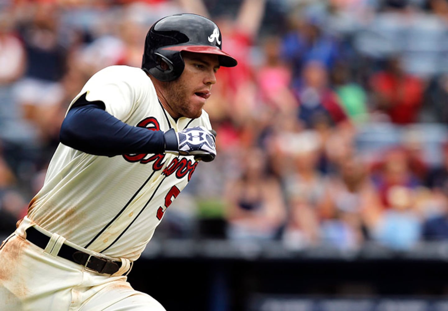 Braves' first baseman opens up to fans on Twitter