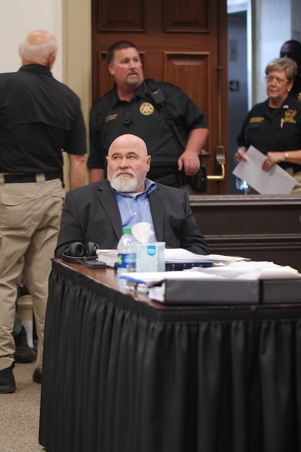 Defendant Franklin Gebhardt at Spalding County Superior Court on June 18, 2018. 