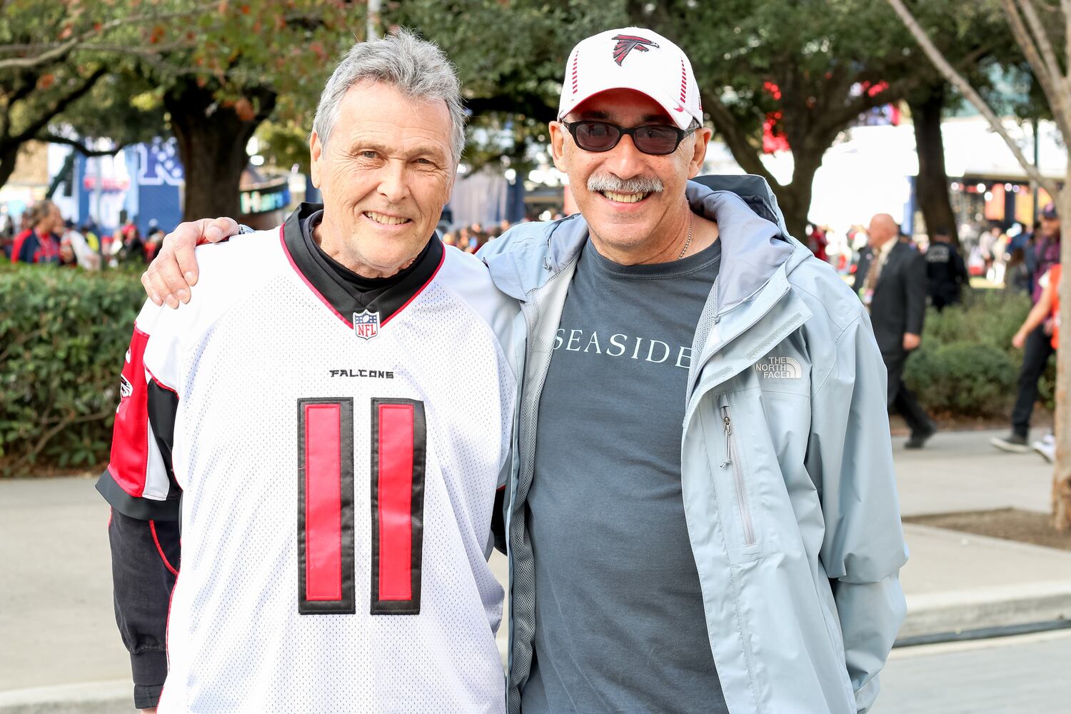 Falcons fans in Houston