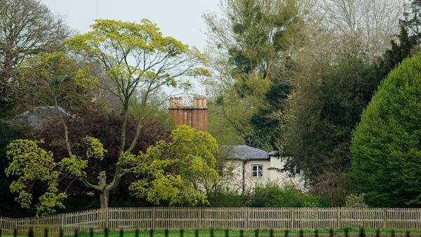 A general view of Frogmore Cottage at Frogmore Cottage on April 10, 2019 in Windsor, England. The cottage is situated on the Frogmore Estate, itself part of Home Park, Windsor, in Berkshire. It is the new home of Prince Harry, Duke of Sussex and Meghan, Duchess of Sussex.