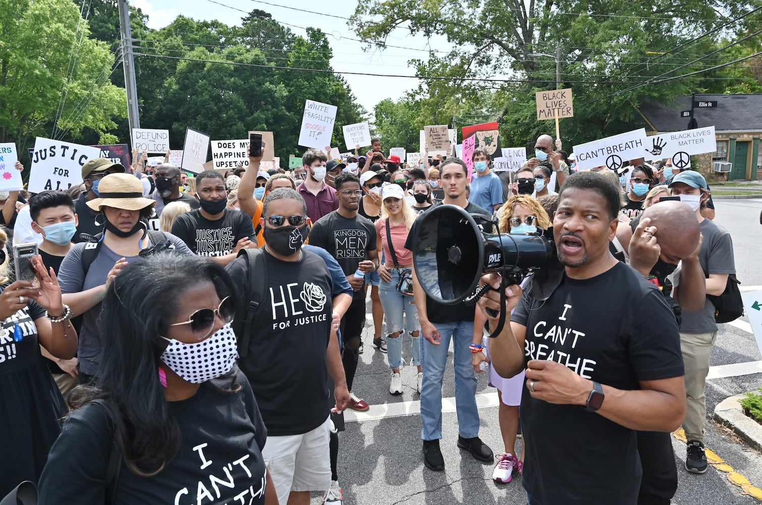 PHOTOS: Solidarity March outside of Roswell City Hall