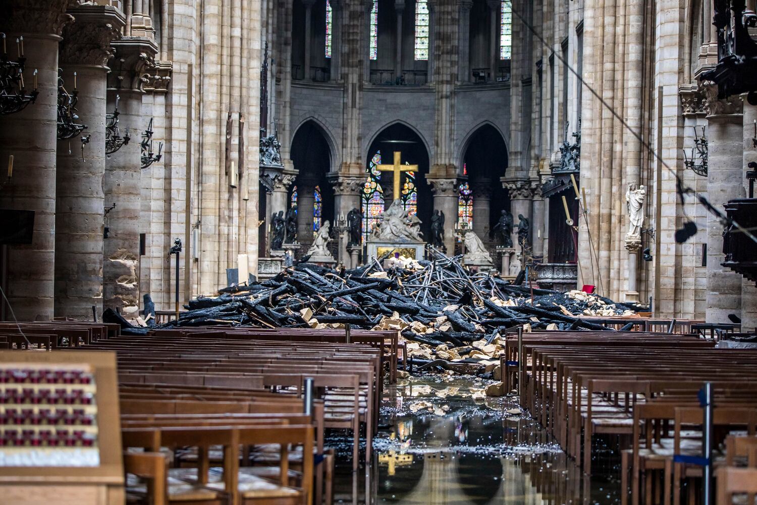 Photos: Notre Dame Cathedral after the fire