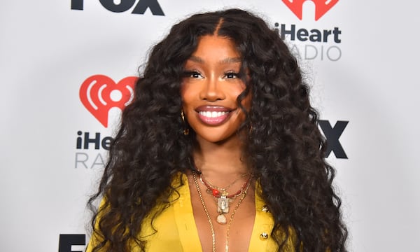 FILE - SZA appears in the press room at the iHeartRadio Music Awards in Los Angeles on April 1, 2024. (Photo by Jordan Strauss/Invision/AP, File)