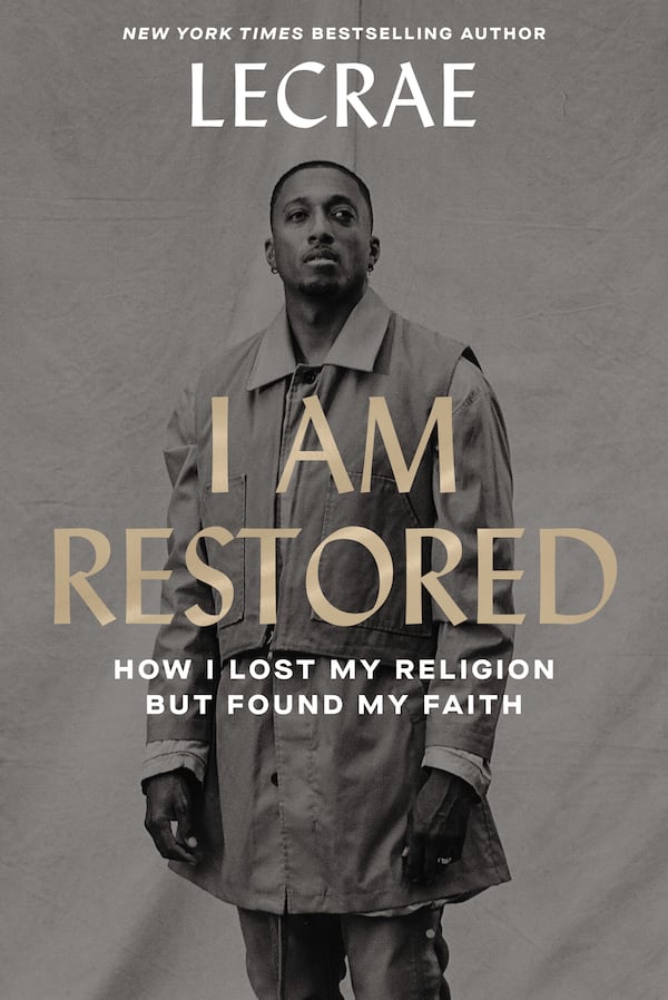 Lecrae's latest book, "I Am Restored," will be out Oct. 13.