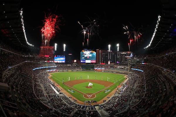 Fireworks are set to return to Truist Park for the Fourth of July weekend. (JASON GETZ/SPECIAL TO THE AJC)