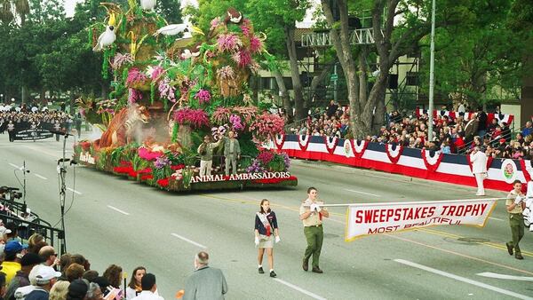 The float Mike Whittle helped create in 2002 was an award-winning beauty.