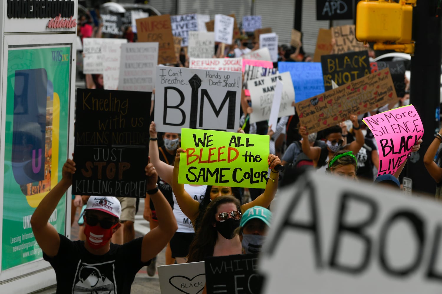 PHOTOS: Ninth day of protests in Atlanta