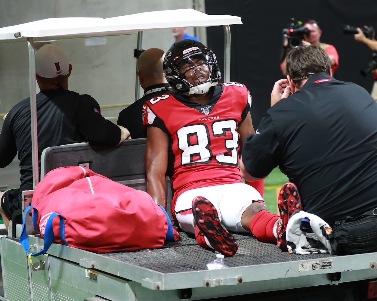 Photos: Falcons lose to Jets in third exhibition game