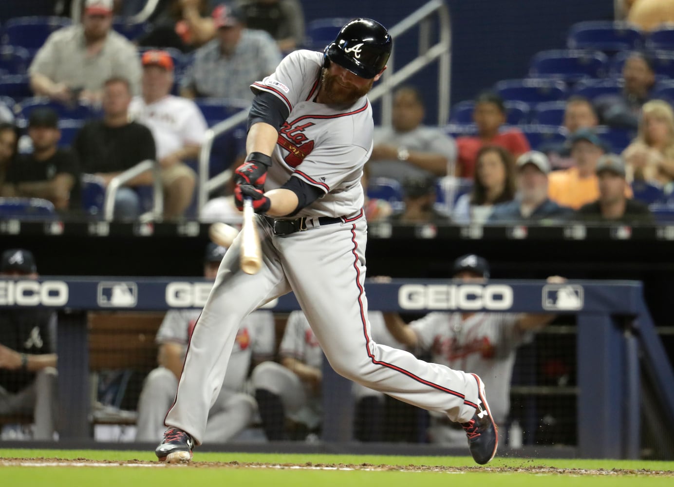 Photos: Did Braves’ Gausman throw at Marlins’ Urena?