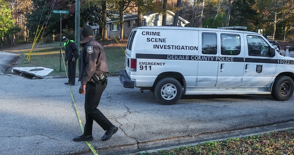 Officers found the victim with an apparent gunshot wound in the 5800 block of Hallwood Court.