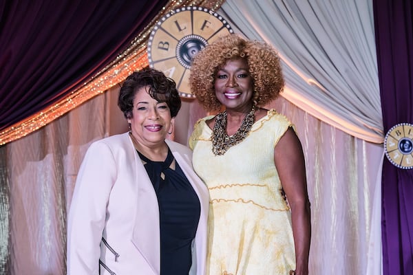 BronzeLens Artistic Director Deidre McDonald with BronzeLens Executive Producer Kathleen Bertrand at the 2017 festival. This year’s festival is Aug. 22-26. CONTRIBUTED BY BRONZELENS FILM FESTIVAL