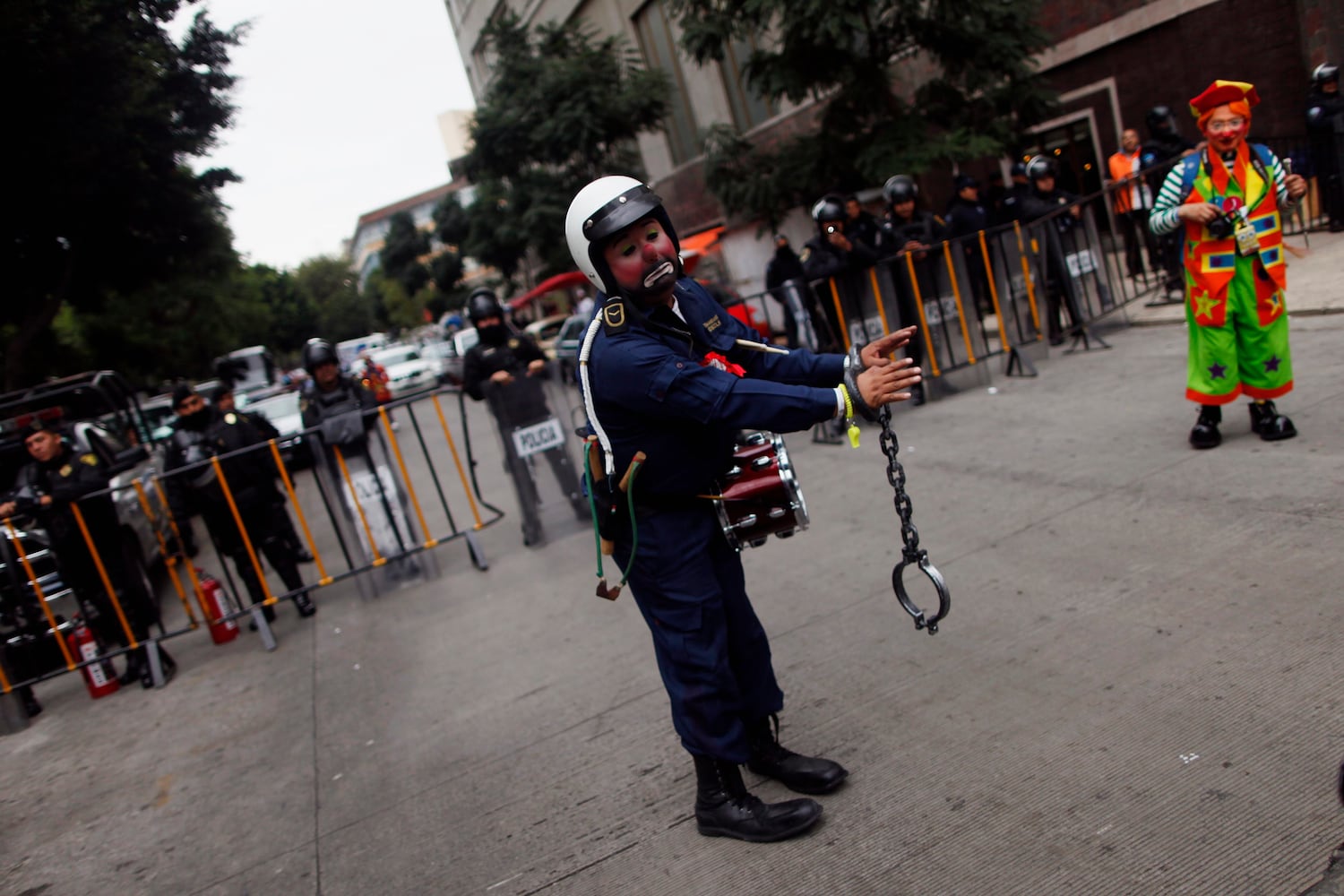 Clowns gather in Mexico City