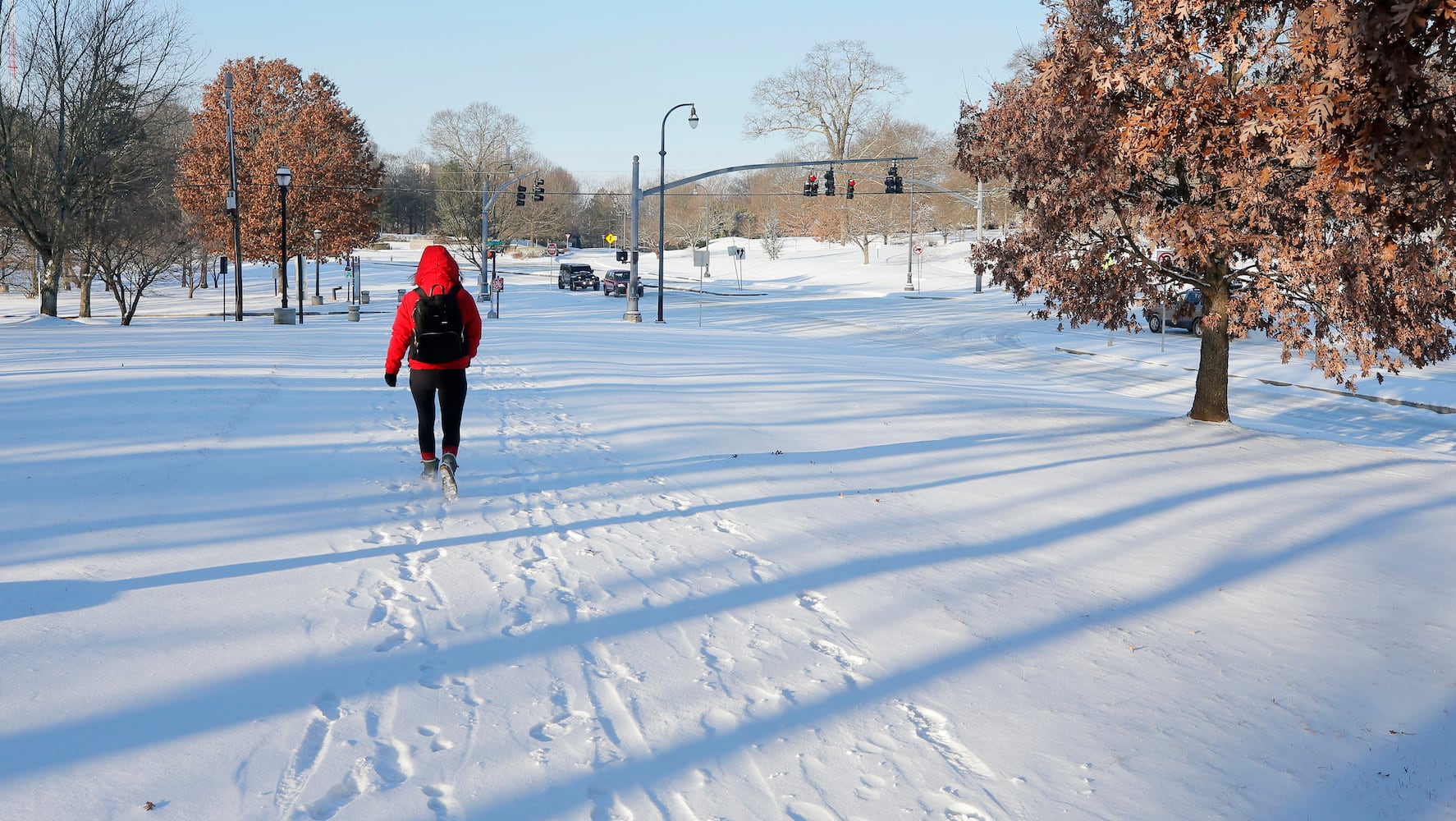 Photos: Frigid cold and snow move in to metro Atlanta