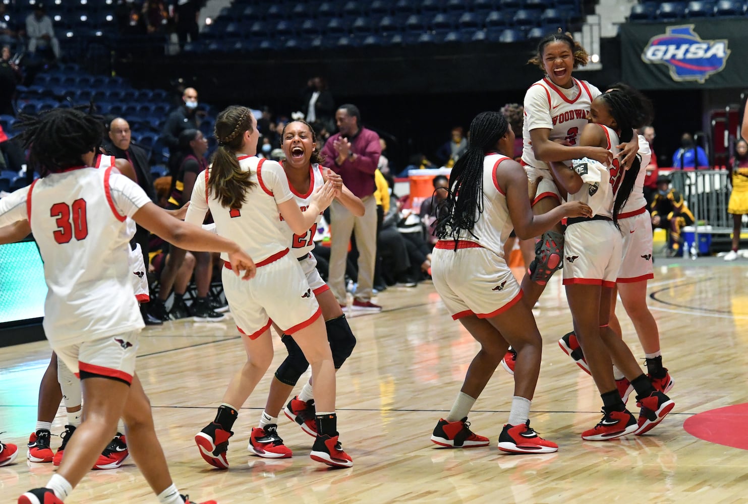 GHSA basketball finals: Forest Park vs. Woodward Academy girls