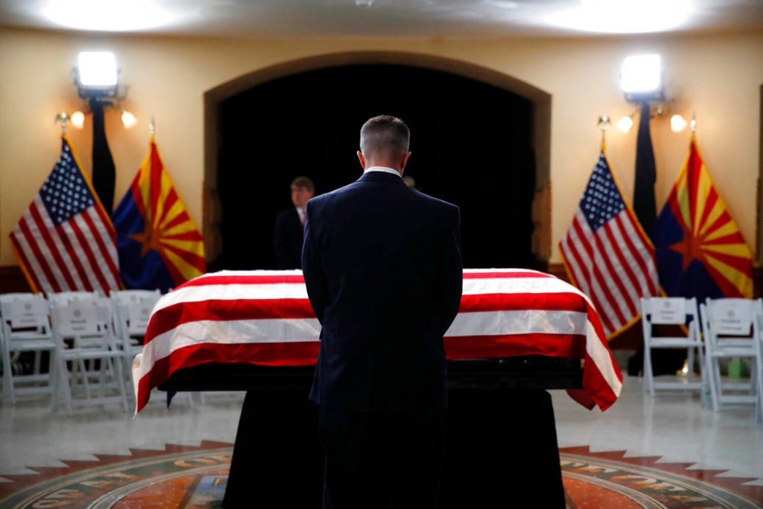 Photos: Sen. John McCain lies in state in Arizona Capitol