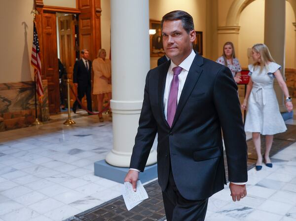 Before leaving office, Lt. Gov. Geoff Duncan and Senate President Pro Tem Butch Miller took a 14-day business trip to Europe that cost Georgia taxpayers at least $100,000, according to an Atlanta Journal-Constitution report. (Bob Andres/The Atlanta Journal-Constitution)