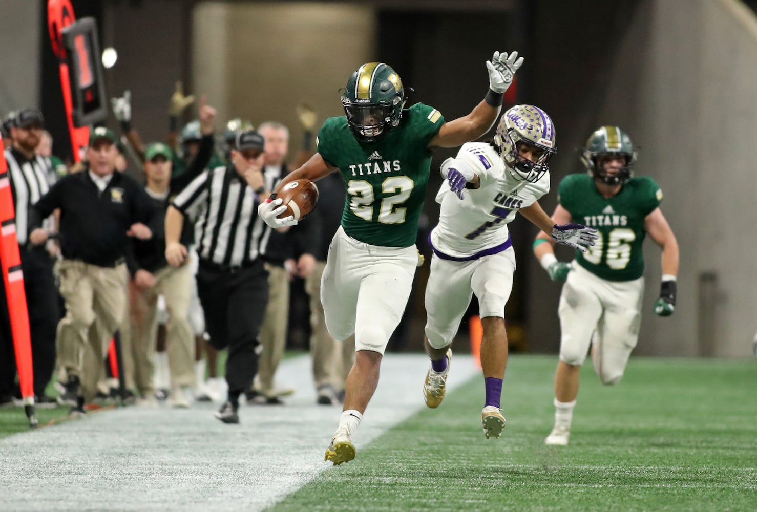 Photos: Day 2 of HS state title games at Mercedes-Benz Stadium