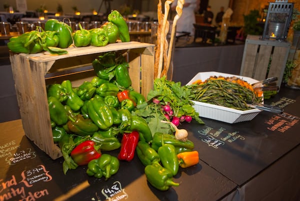 Vegetables spilled out on display alongside prepared dishes from local farms at the Food Well Alliance’s annual Love Local event at the King Plow Arts Center on Oct. 5. Food Well Alliance brought together policymakers, funders, innovators and urban farmers to celebrate the successes and growth of Atlanta’s local food movement. The event also saw the unveiling of Atlanta’s first Local Food Baseline Report. CONTRIBUTED BY PHIL SKINNER