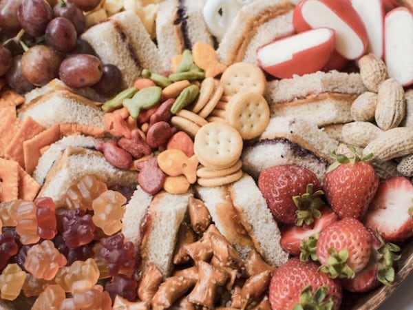 The kids' charcuterie board from Candied and Cured. / Courtesy of Candied and Cured