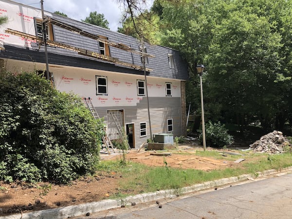 Renovations are underway at Creekside Forest Apartment Homes located off I-20 in DeKalb County.