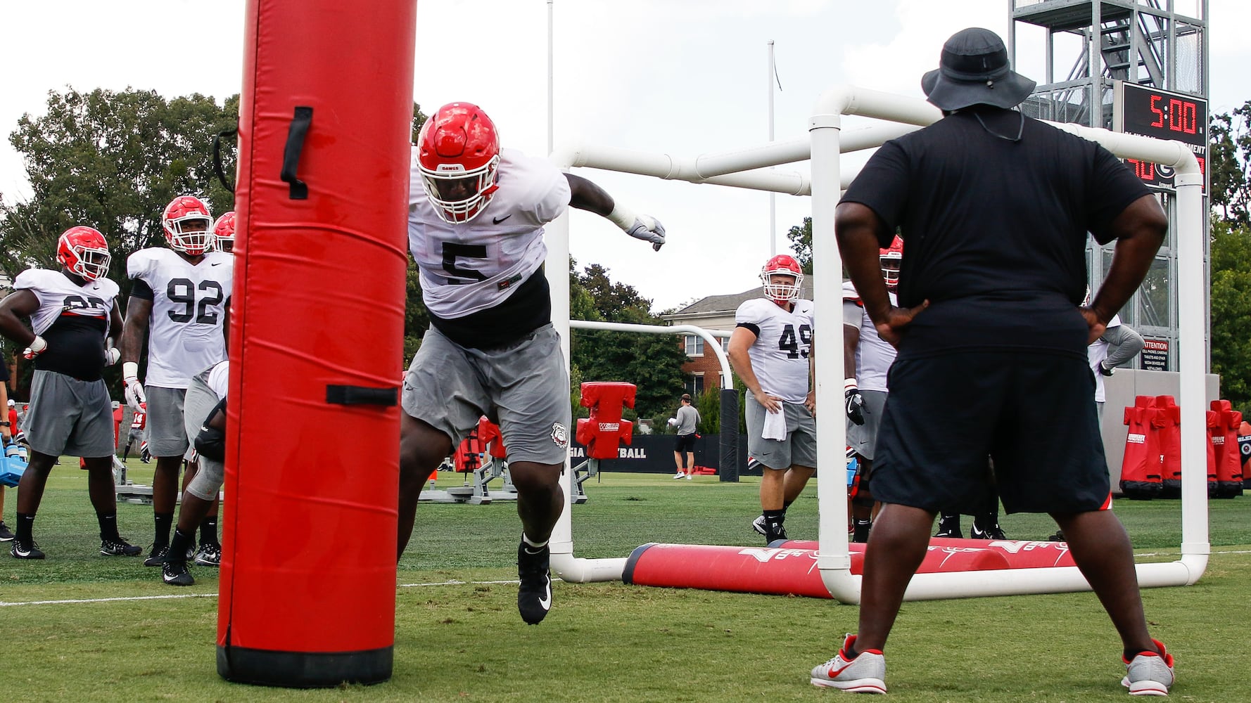 UGA practice: Aug. 6, 2018