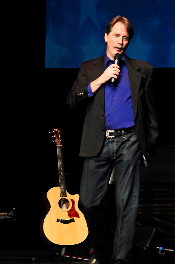 Atlanta’s own Jeff Foxworthy performed comedy at the Sean Hannity's Holiday Concert Salute to the Troops at the Cobb Energy Centre on Sunday, Dec. 18, 2011. Jeff Foxworthy will become more actively involved in a comedy channel on SIrius/XM. CREDIT: Rodney Ho/rho@ajc.com