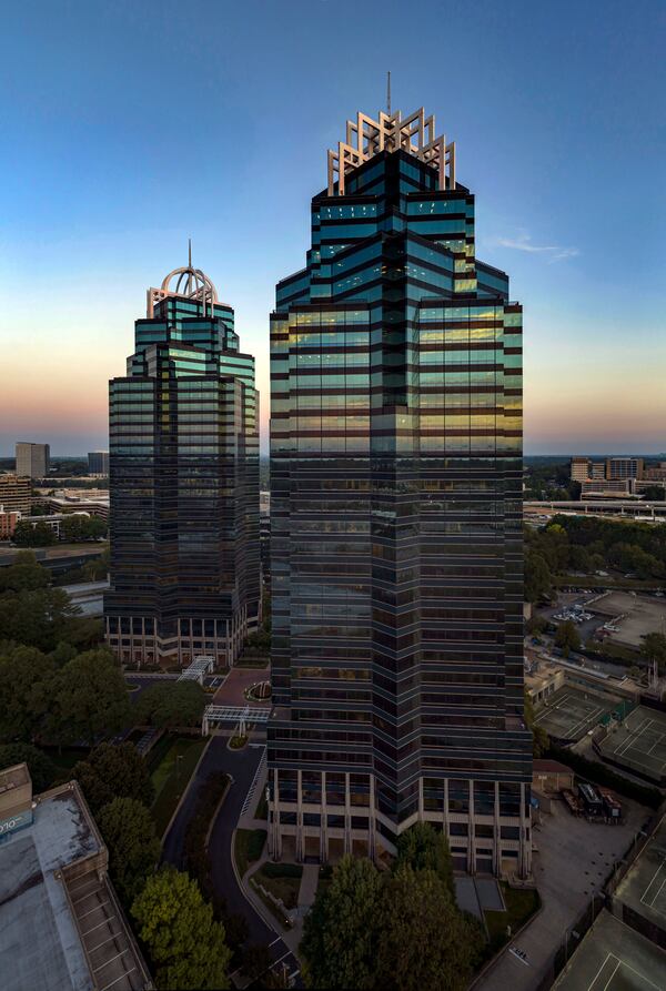 The Concourse at Landmark Center, also known as the King and Queen buildings, are two office towers in Sandy Springs.