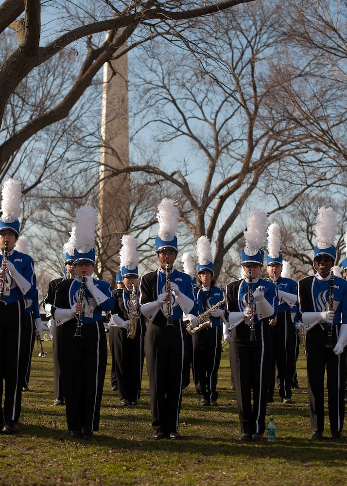 Georgia State University marching band on the national stage