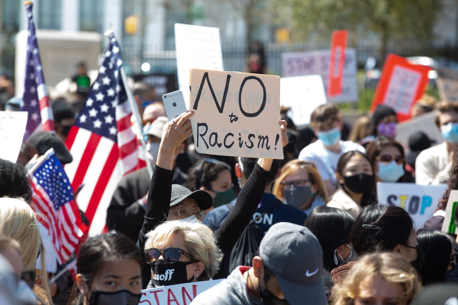 unity rally at the Liberty Plaza