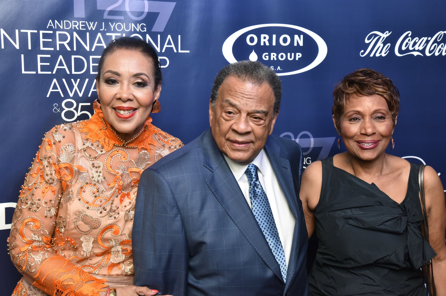 Andrew Young celebrates 85th birthday at Philips Arena