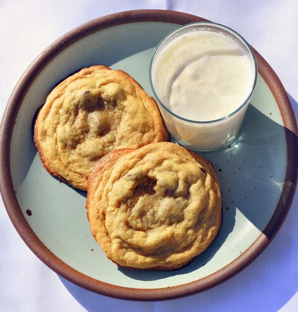 If you're eating solo, you don't need to tempt yourself with too many cookies. In "Cooking for One," America's Test Kitchen offers a recipe for two irresistible chocolate chip cookies. Styling by Wendell Brock / Chris Hunt for the AJC