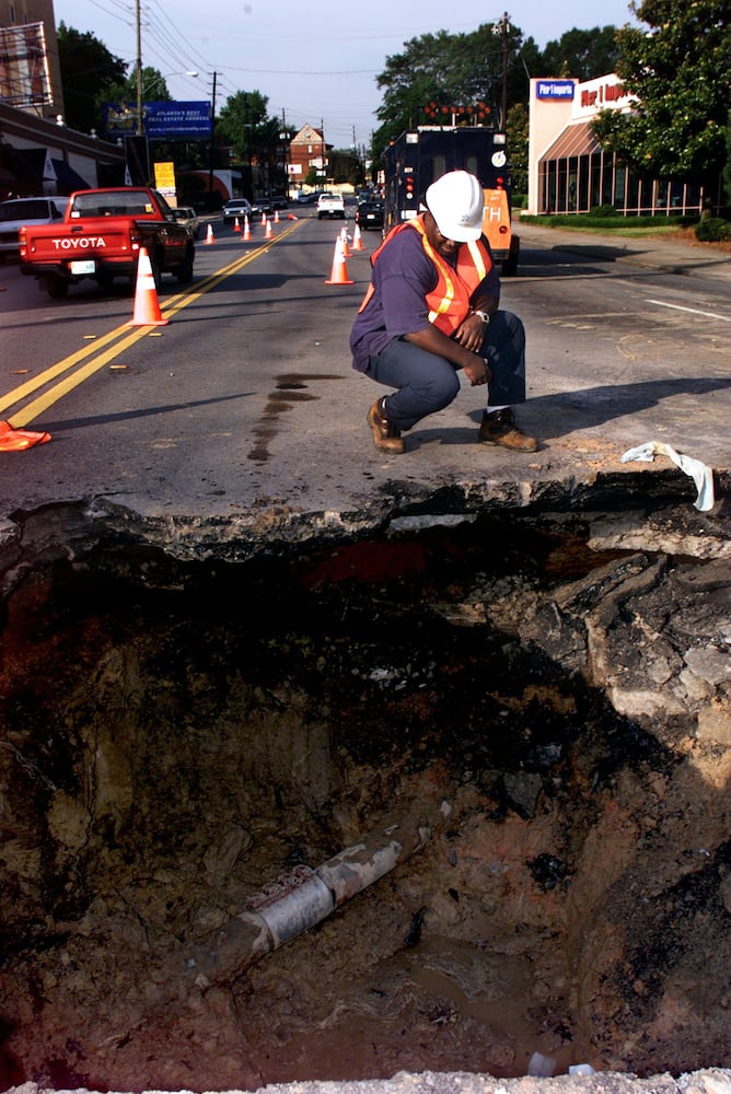 Some of metro Atlanta's biggest sinkholes