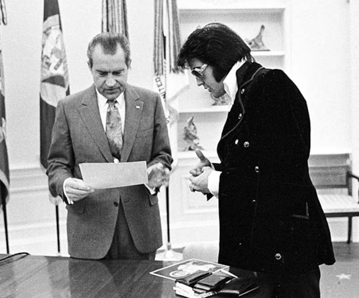 Elvis and Richard Nixon