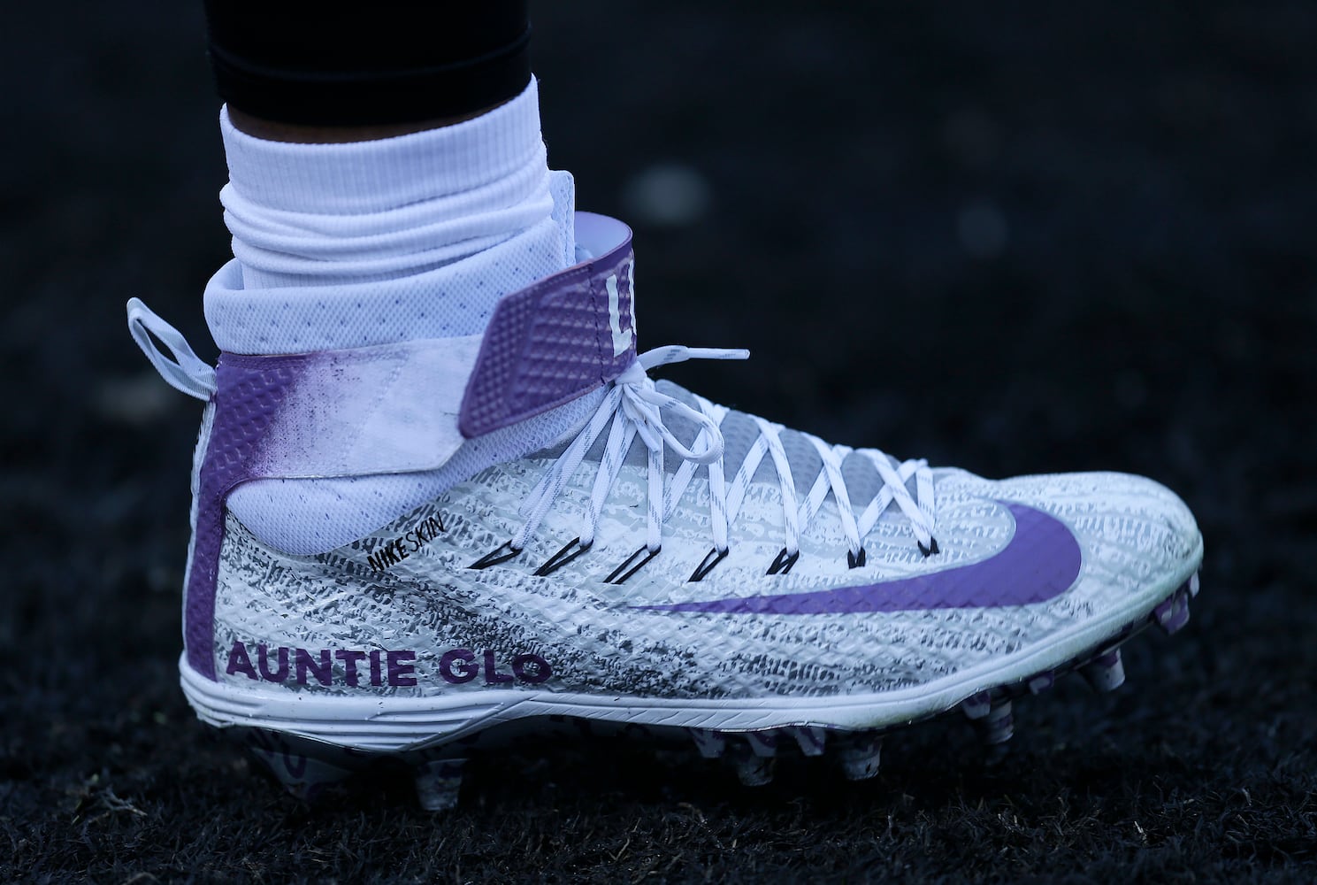 NFL players wear unique cleats