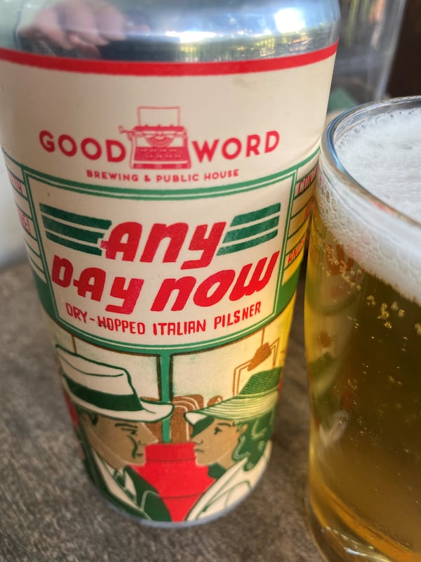 Good Word Brewing and Blackberry Farm Brewery collaborated on an Italian Pilsner called Any Day Now.
Courtesy of Bob Townsend