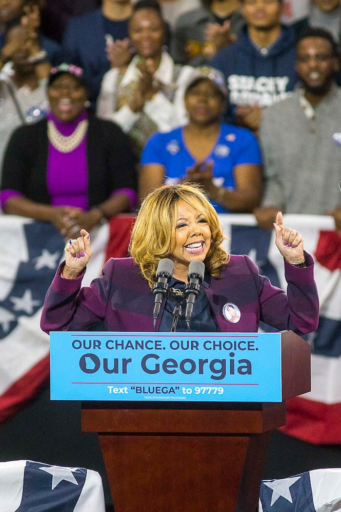 Barack Obama campaigns with Stacey Abrams