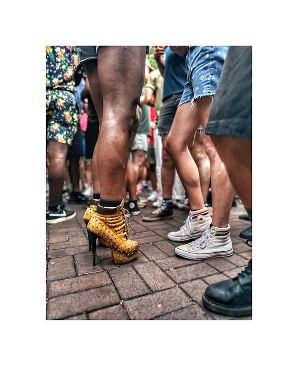 Revelers at Sunday Service. Photos courtesy of Royce Soble, a photographer who has been documenting Atlanta's nightlife and queer culture for 30 years.