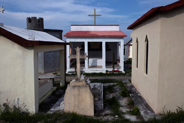 The gravesite of Miriam Rodríguez, in San Fernando, Mexico. Before she was gunned down in front of her home in 2017, Rodríguez had been tracking the people responsible for the kidnapping and murder of her 20-year-old daughter Karen, and had captured nearly every living member of the crew that abducted her for ransom.