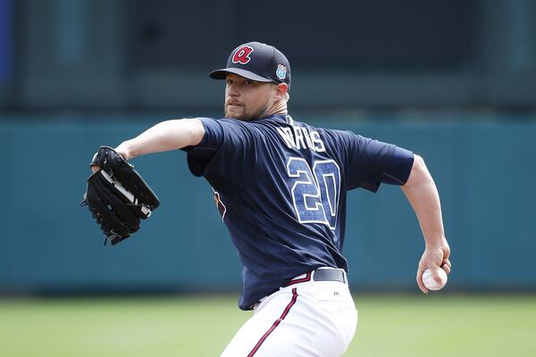 Bud Norris, after mixed results in spring training, makes his Braves regular-season debut Wednesday vs. the Nationals. (Curtis Compton/AJC photo)