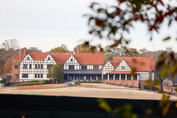 The massive renovation at East Lake Golf Club is well underway. The work began after the Tour Championship in August and is scheduled to be completed in time for next year's tournament.