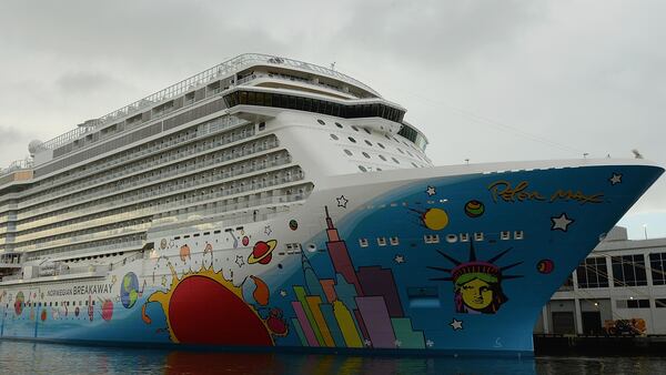 FILE PHOTO: A general view during the Norwegian Breakaway Christening Ceremony on May 8, 2013 in New York City.  (Photo by Dimitrios Kambouris/Getty Images for Norwegian Cruise Line)