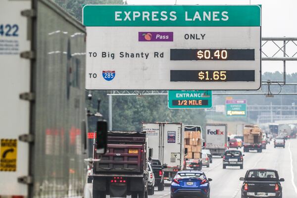 Traffic has improved on I-75 and I-575 since the opening of the Northwest Corridor Express Lanes - even in the free lanes. JOHN SPINK/JSPINK@AJC.COM