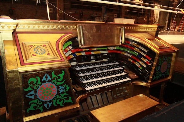 Every room in the Fox reflects inspiration from ancient Egypt and the Middle East - from the authentic hieroglyphics on the ceiling in the Egyptian ballroom to the auditorium designed to look like an open courtyard of a Middle Eastern palace. Credit: Nelson Hicks wsbtv.com