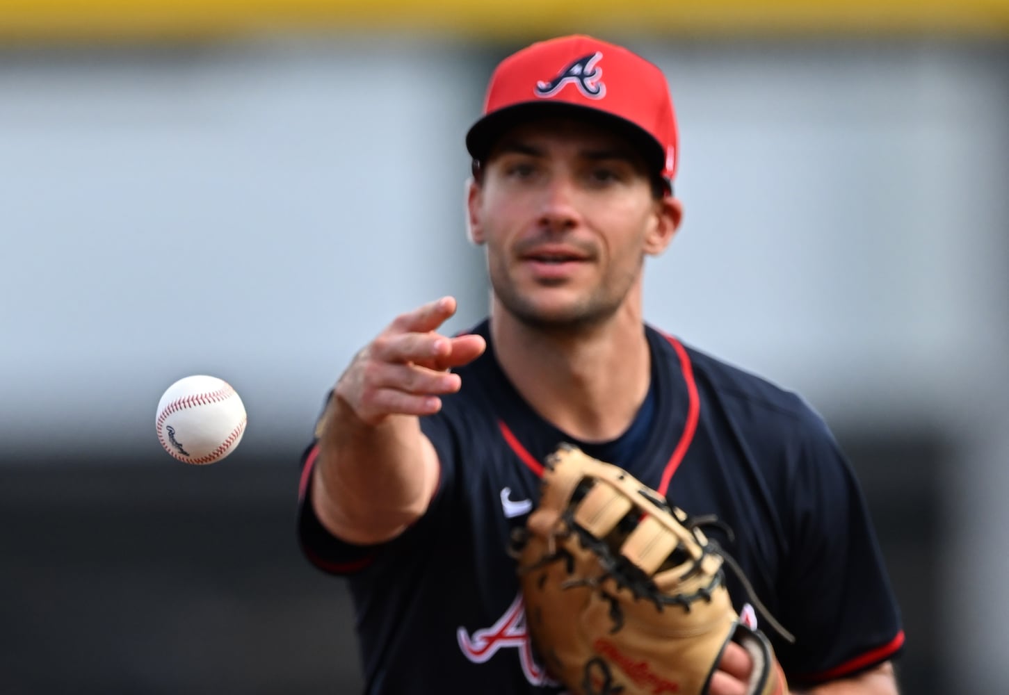 First full-squad spring training workouts