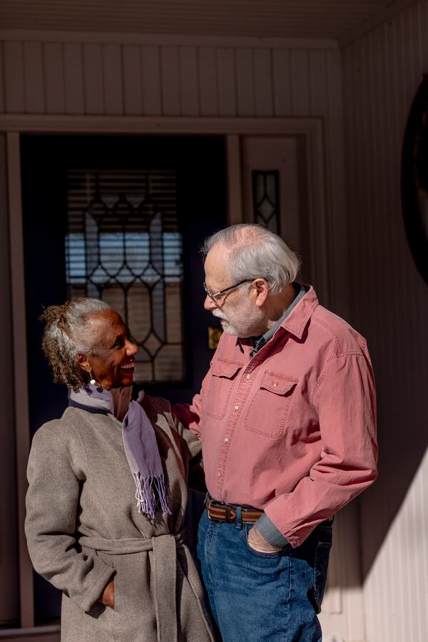 John and Betty Sanford, stand for a portrait at home in Lansing, Michigan on February 3, 2021. In 1971, their marriage brought an end to Georgia's law forbidding interracial marriage and this year they celebrate their 50th wedding anniversary. 


SYLVIA JARRUS FOR THE ATLANTA JOURNAL-CONSTITUTION