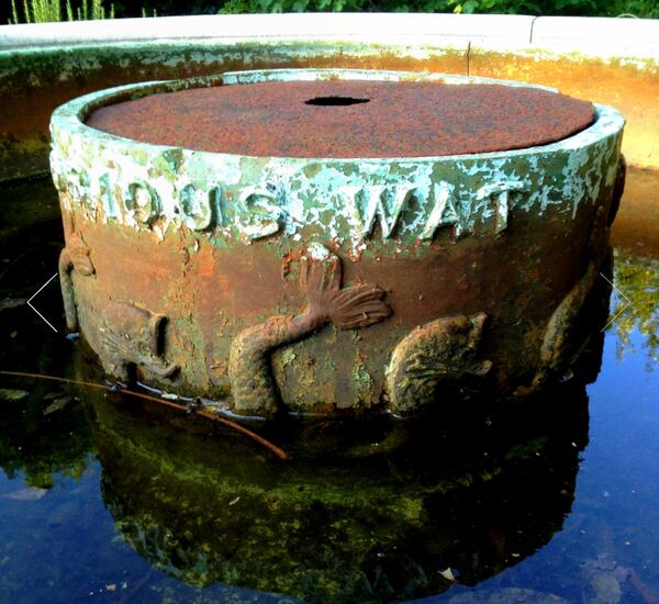 People once drank water from Erskine Fountain. That’s not a good idea now. FRIENDS OF ERSKINE