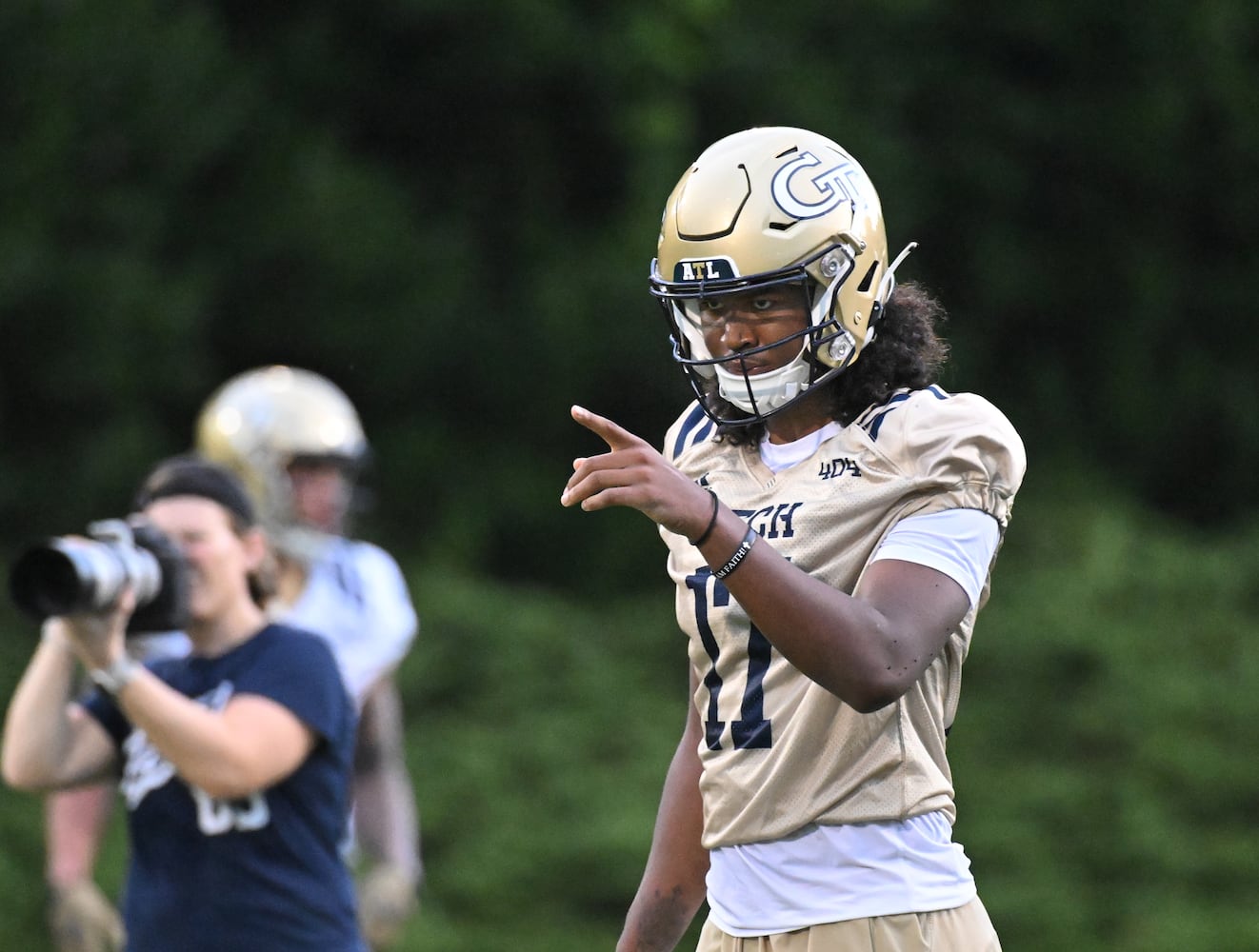 Georgia Tech football practice photo