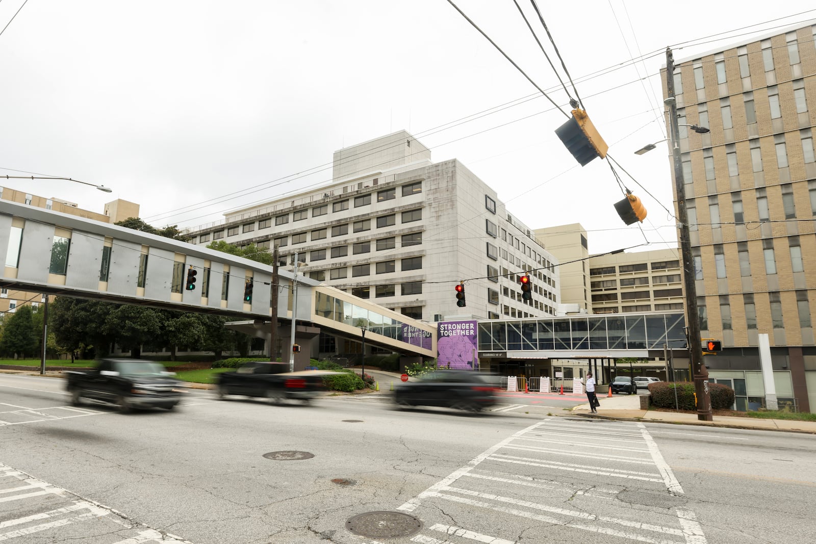 The former Wellstar Atlanta Medical Center, Wednesday, August 30, 2023, in Atlanta. This is approximately one year after its impending closure was announced. (Jason Getz / Jason.Getz@ajc.com)