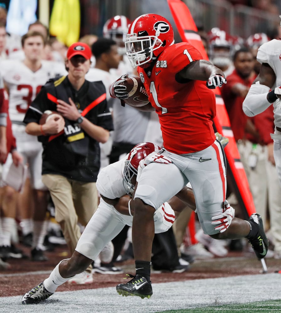 Photos: Bulldogs battle Alabama for national title