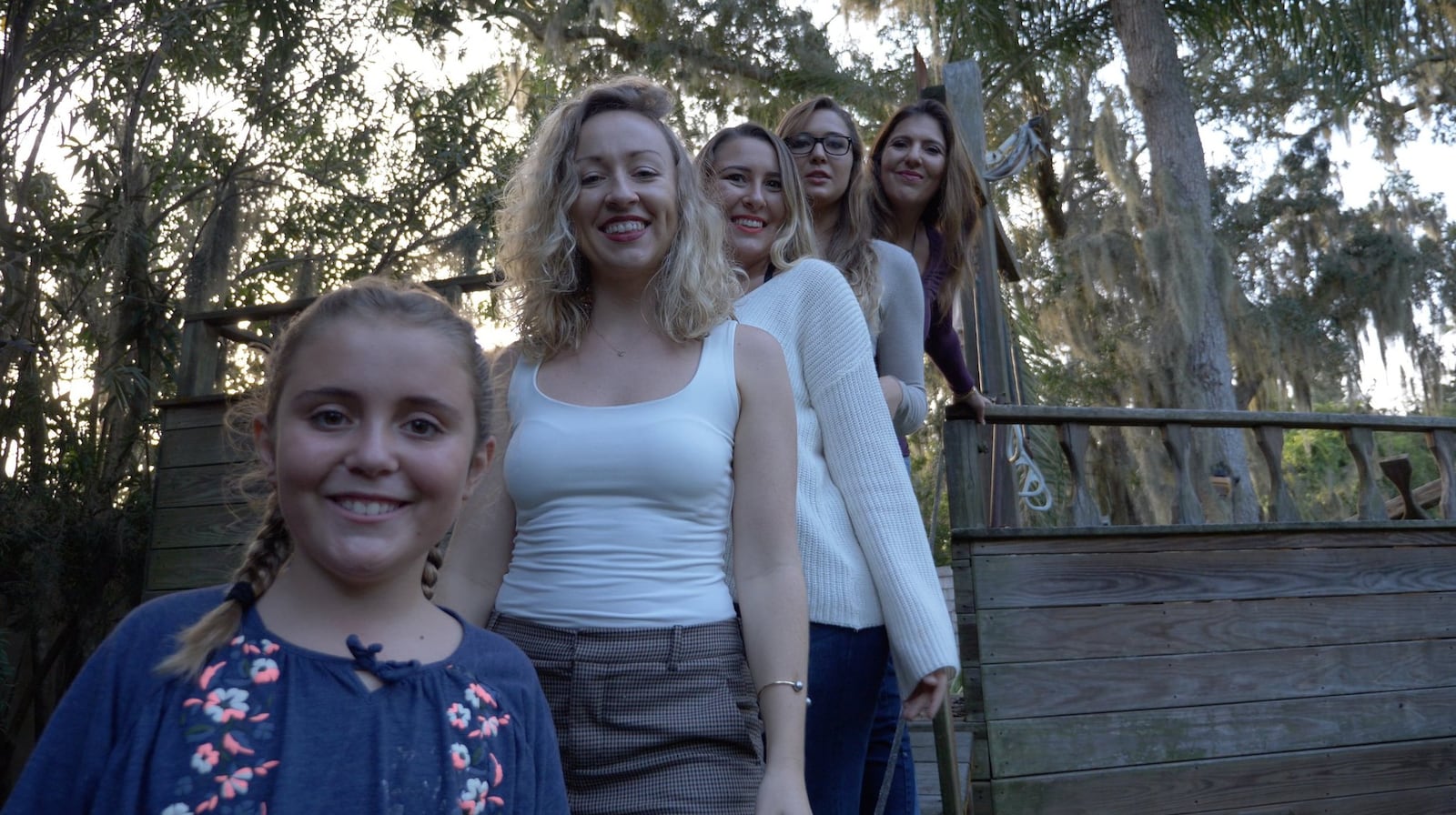 Dr. Anna Cabeca (rear), author of “The Hormone Fix,” with her four daughters: (from front) Avamarie Bivens, Brittany Bivens, Amira Bivens and Amanda Bivens. CONTRIBUTED